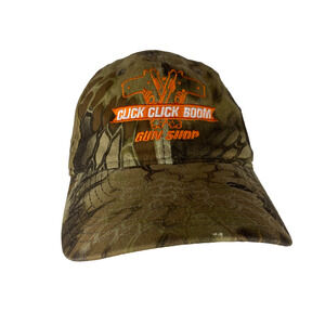 Click Click Boom Gun Shop Hat Cap Adjustable Waverly MN Firearms Guns Embroider